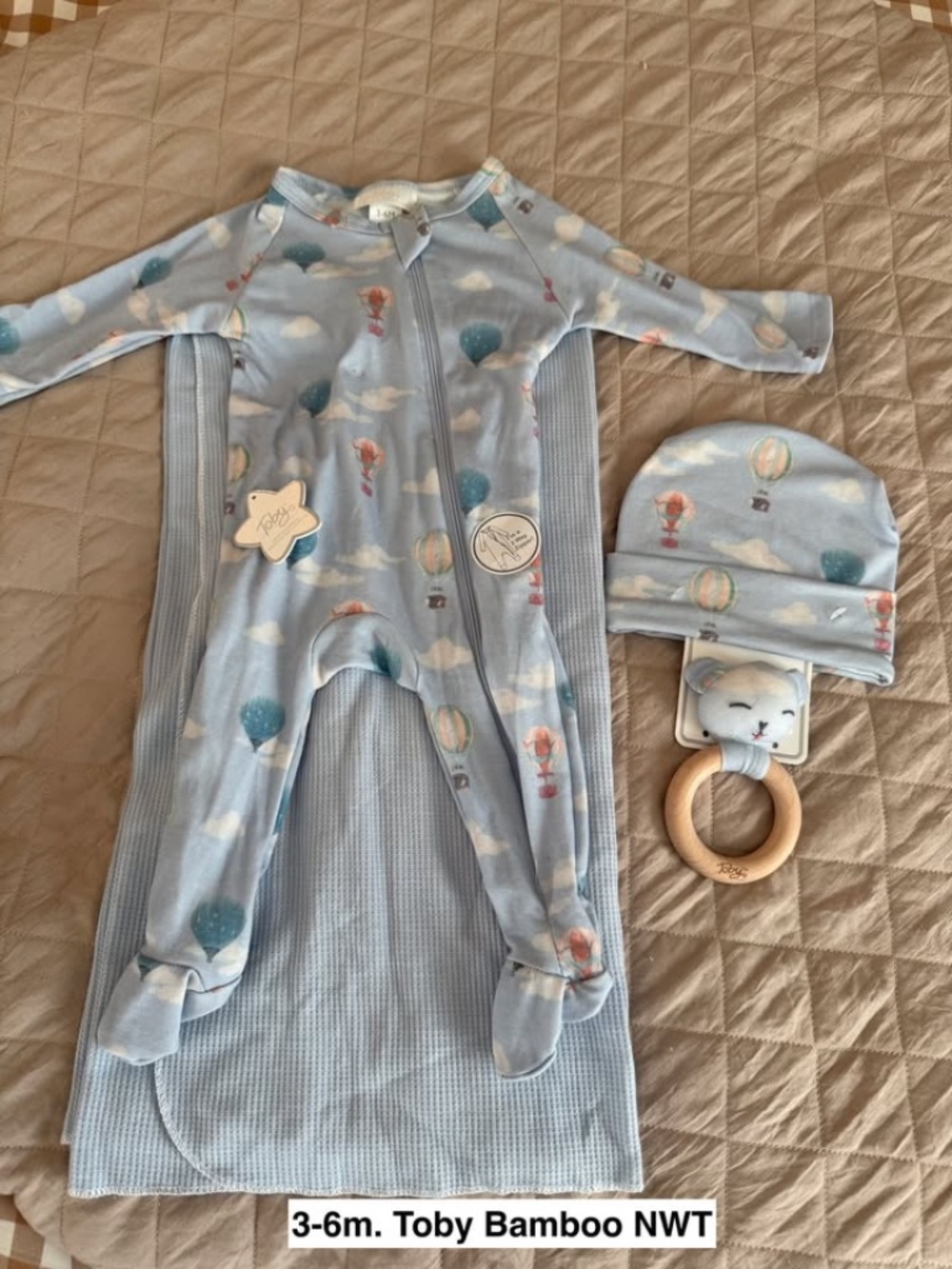 3-6m. Toby Bamboo Baby Boy Bundle NWT